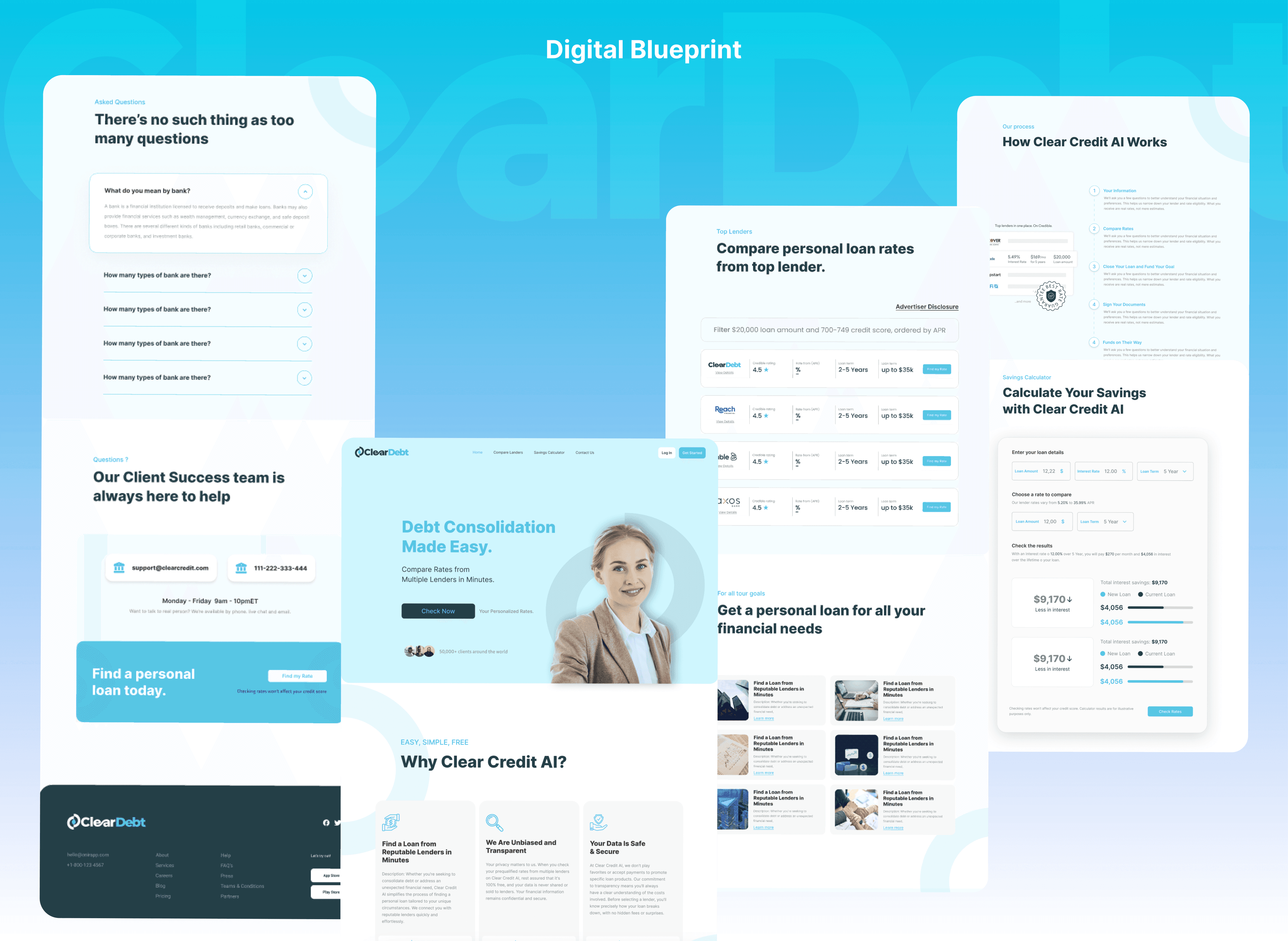 ClearCredit.ai: debt consolidation & loan comparison platform